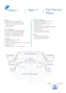 Ficha y plano PDF - Auditorio y centro de congresos Victor Villegas