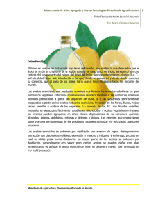 Aceite Esencial de Limón