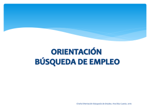 OBJETIVO: encontrar un empleo