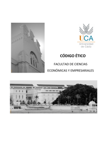 Código ético de la Facultad - Inicio