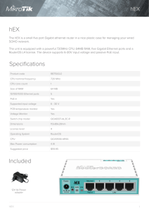 hEX Included Specifications