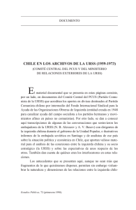 chile en los archivos de la urss (1959-1973)