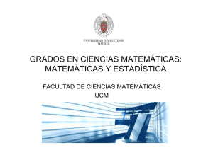 grados en ciencias matemáticas: matemáticas y estadística