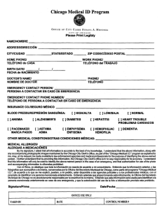 Chicago Medical ID Program