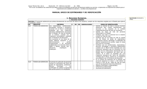 MANUAL UNICO DE ESTÁNDARES Y DE VERIFICACIÓN 1