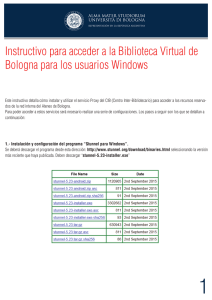 Acceder a la Biblioteca virtual para usuarios Windows