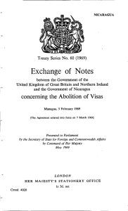 Exchange of Notes - UK Treaties Online