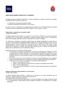 DIRECTRICES SOBRE CONTRATOS Y ACUERDOS Las Reglas