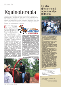 Diciembre 2010: Artículo de la revista "Hípica Catalana i Balear"