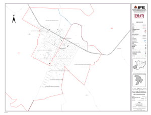 plano urbano seccional identificación electoral