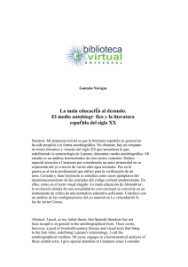 La mala educación al desnudo. El medio autobiográfico y la