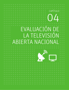 evaluación de la televisión abierta nacional
