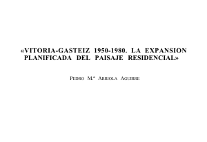 Vitoria-Gasteiz 1950-1980 : la expansión planificada del paisaje
