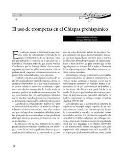 El uso de trompetas en el Chiapas prehispánico