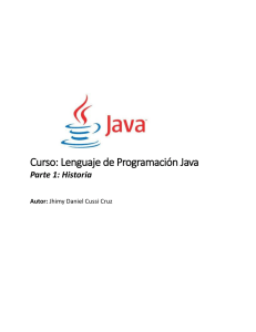 Presentación Lenguaje de Prog. Java