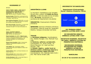 Programa de las Jornadas - Universitat de Barcelona