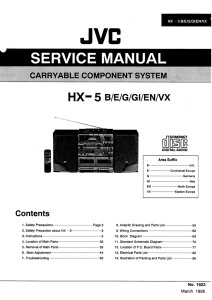 HX‐5 B/E/G/GI/EN/VX - Diagramasde.com