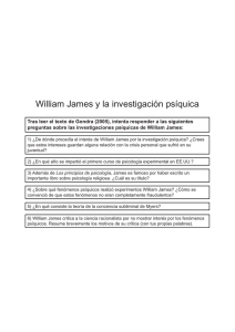 William James y la investigación psíquica