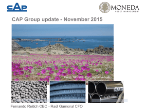 CAP Group update - November 2015