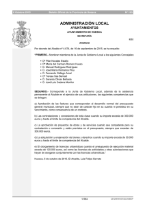 administración local - Boletin Oficial de Aragón