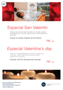 Especial San Valentín Especial Valentine´s day