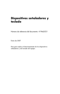 Dispositivos señaladores y teclado