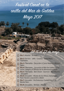 Festival en la orilla del Mar de Galilea 2017