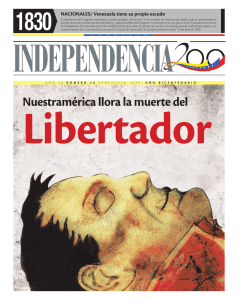 Nuestramérica llora la muerte del - Independencia 200