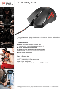GXT 111 Gaming Mouse Características Más información