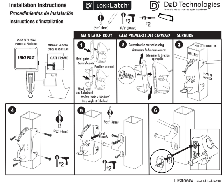 Installation Instructions