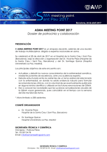 ASMA MEETING POINT 2017 Dossier de patrocinio y colaboración