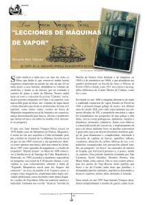 "LECCIONES DE MÁQUINAS DE VAPOR”