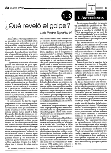 ¿Qué reveló el golpe?