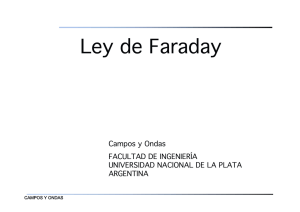 Ley de Faraday - Universidad Nacional de La Plata