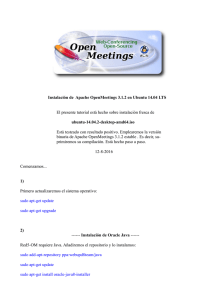Instalación de Apache OpenMeetings 3.1.2 en Ubuntu 14.04 LTS El