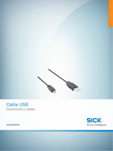 Conectores y cables Cable USB, Hoja de datos en línea