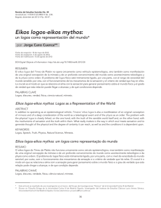 Eikos logos-eikos mythos: - Revista de Estudios Sociales