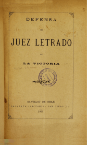 JUEZ LETRADO