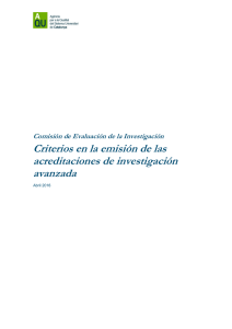 investigación avanzada