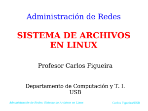 Sistema de Archivos en Linux