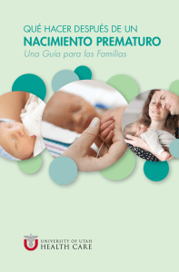 nacimiento prematuro - University of Utah Health Plans