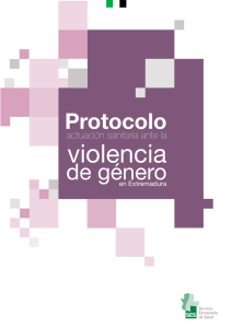 Protocolo actuación sanitaria ante la violencia de género en