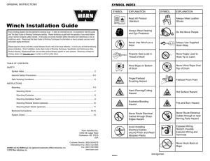 Winch Installation Guide