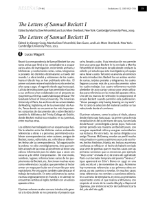 The Letters of samuel Beckett I The Letters of samuel Beckett II