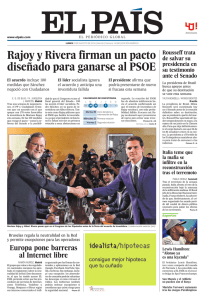Rajoy y Rivera firman un pacto diseñado para ganarse al