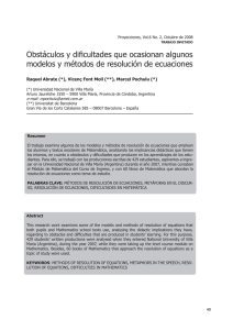 Obstáculos y dificultades que ocasionan algunos modelos y