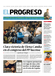 Clara victoria de Elena Candia en el congreso del PP lucense