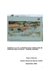 Tvrissa- La Villa Romana de Tossa