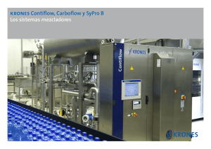 krones Contiflow, Carboflow y SyPro B Los sistemas mezcladores