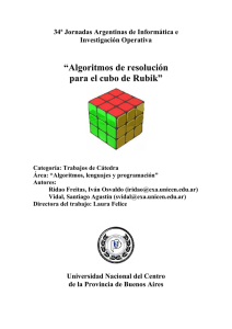 Algoritmos de resolución para el cubo de Rubik